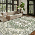 Soft Boho Vintage Area Rugs for Living Room - 8x10 Machine Washable