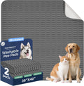 Washable Pee Pads for Dogs 36in x 40in - Reusable Non-Slip Pack of 2