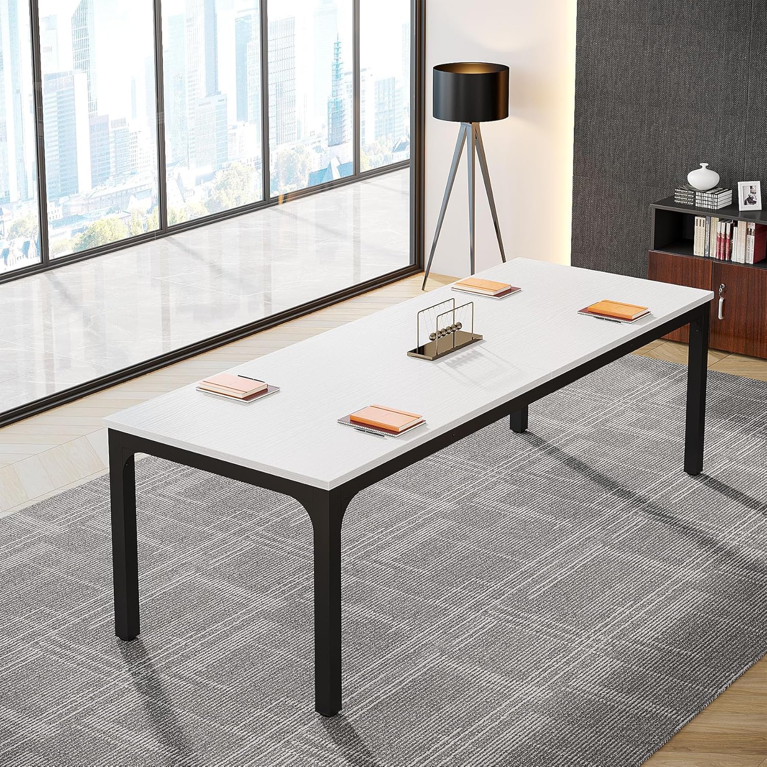 Tribesigns 6.5FT Conference Table for Meetings and Seminars