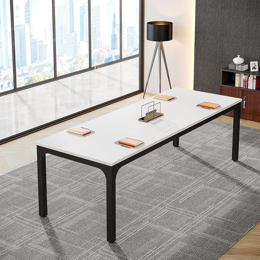 Tribesigns 6.5FT Conference Table for Meetings and Seminars