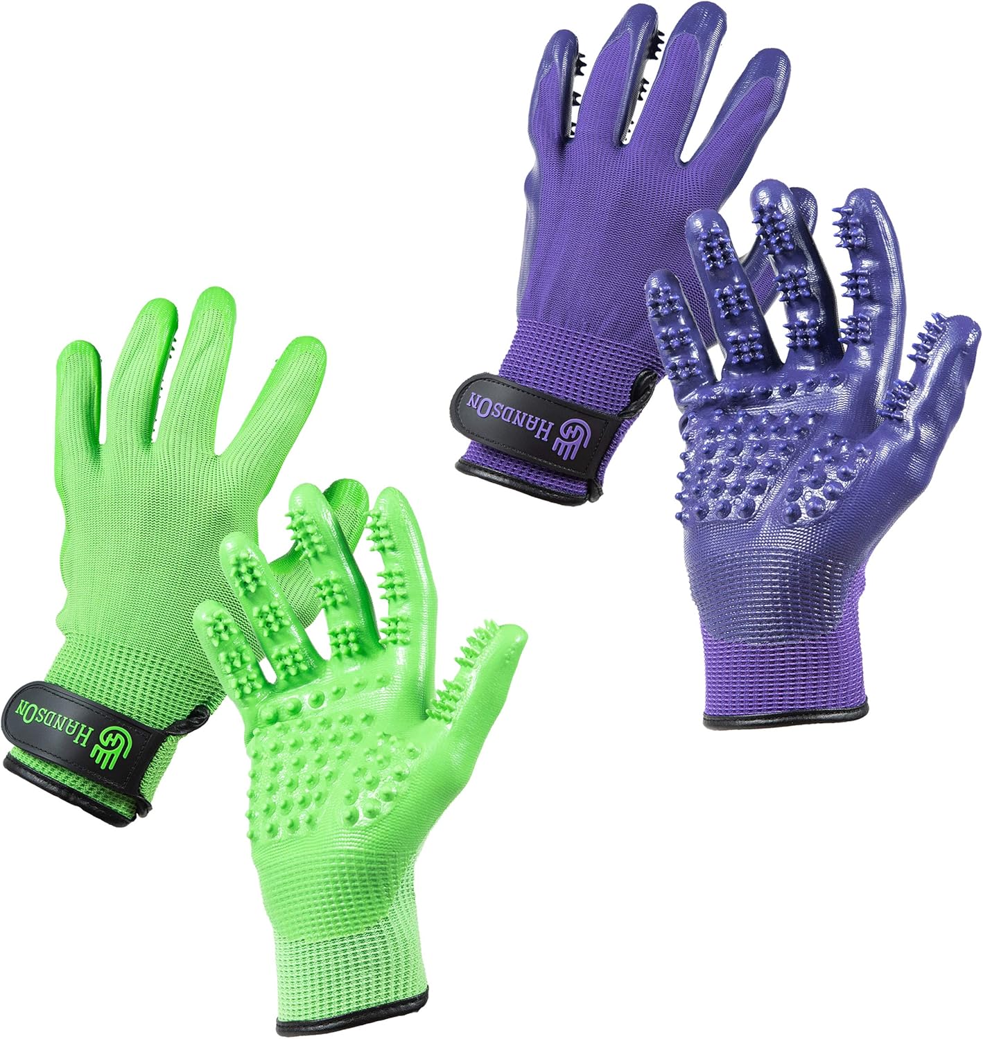 Pet Grooming Gloves - #1 Shedding & Massaging Tool!
