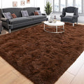 Tepook Super Soft Fluffy 5 x 8 Shag Rug - Plush Indoor Comfort