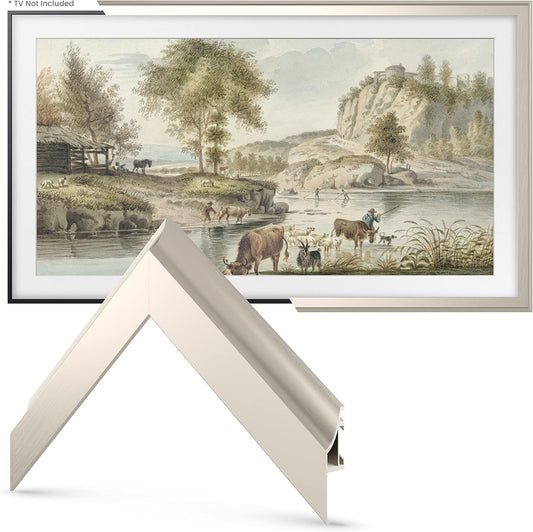 Customize Samsung Frame TV - German Silver Bezel