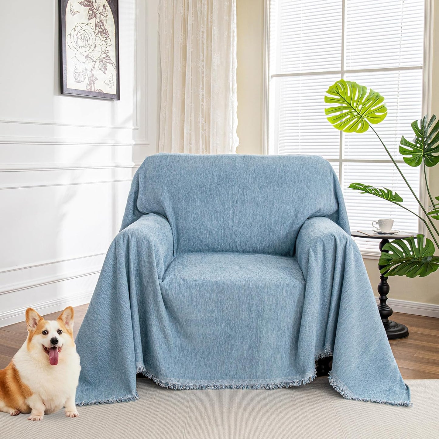 MYSKY HOME Oversized Armchair Couch Cover for Ultimate Protection