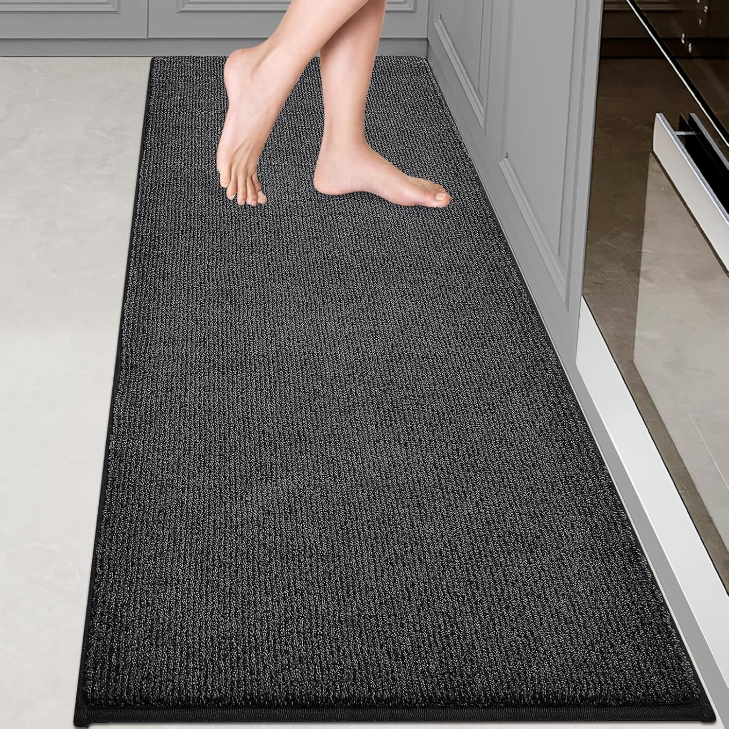 Washable Kitchen Rug 24in x 70in Non Slip Absorbent Runner