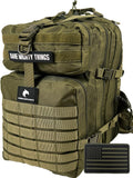 Elite Tactical Backpack 45L - Durable 3-Day MOLLE Bug Out Bag