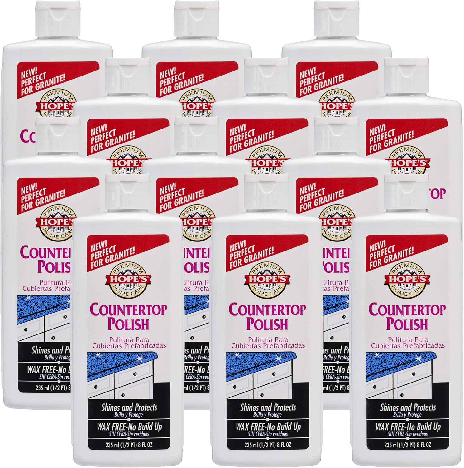 HOPE'S Countertop Restoration Polish for Streak-Free Shine