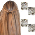 Onyx French Hair Side Comb 4 Piece CP2332 - Elegant Strong Hold