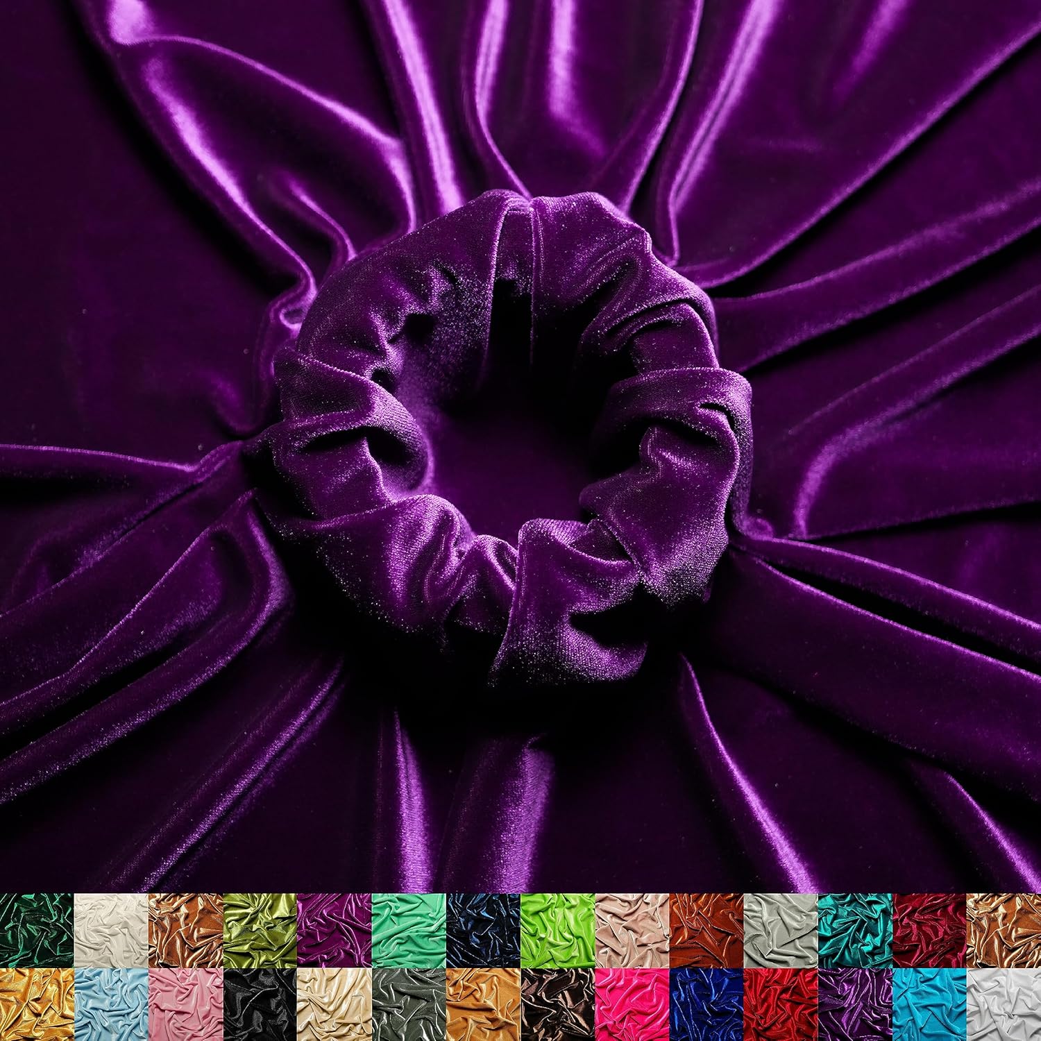 Stretch Velvet Fabric - Soft 60in Wide for Sewing & Crafts