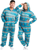 FOCO NFL Team Logo Pajamas One Piece Onsie - Cozy Team Sleepwear shirt