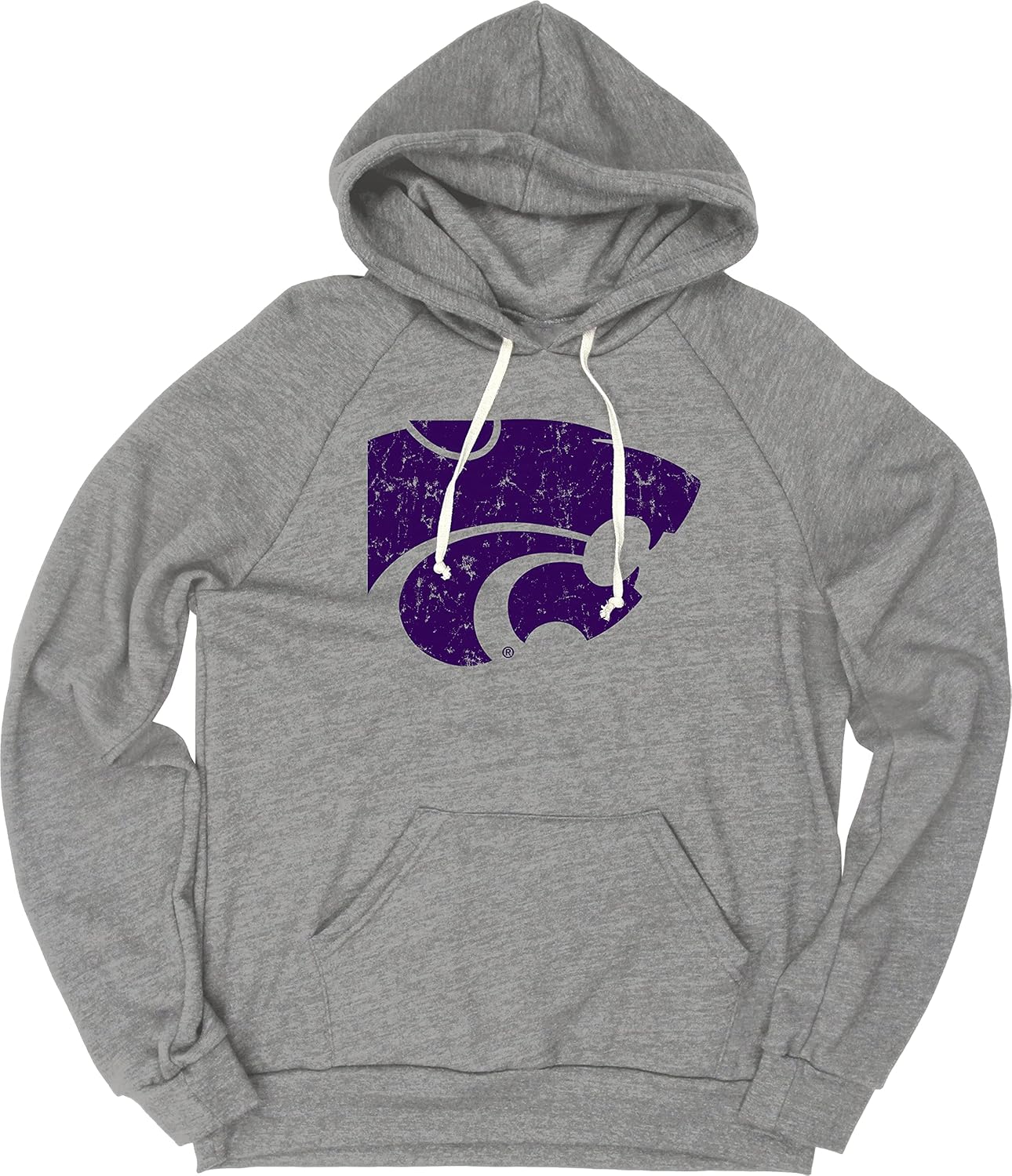 Kansas State Wildcats Men's Tri-Blend Hoodie for Ultimate Comfort