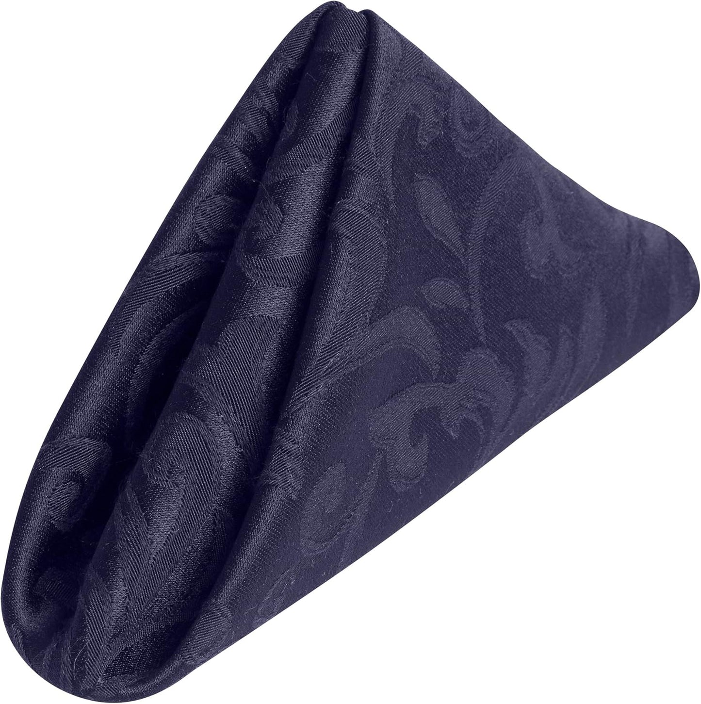 Ultimate Textile Somerset Damask Plum Cloth Napkins for Events