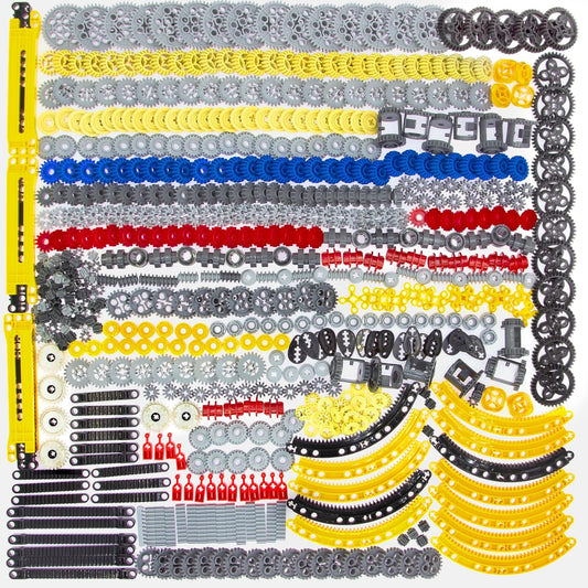 Ultimate 699pc Technic Gear Kit for LEGO Fans