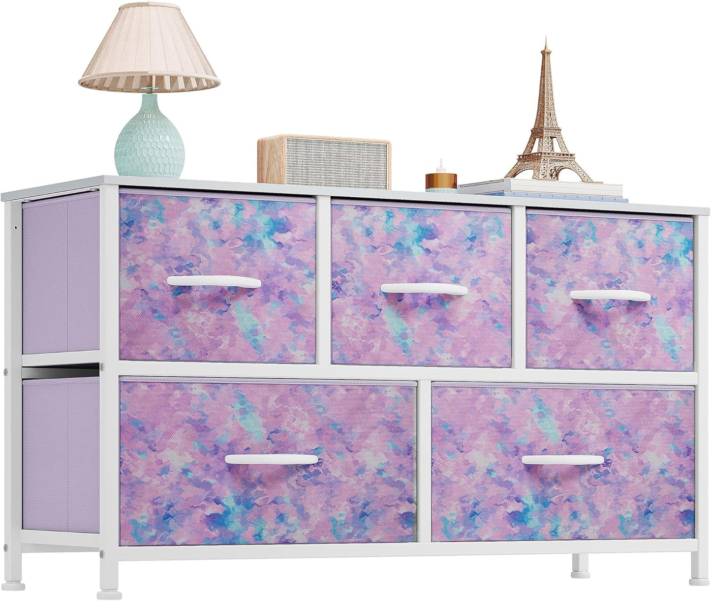 YITAHOME Wide Storage Tower with 5 Drawers for Organization