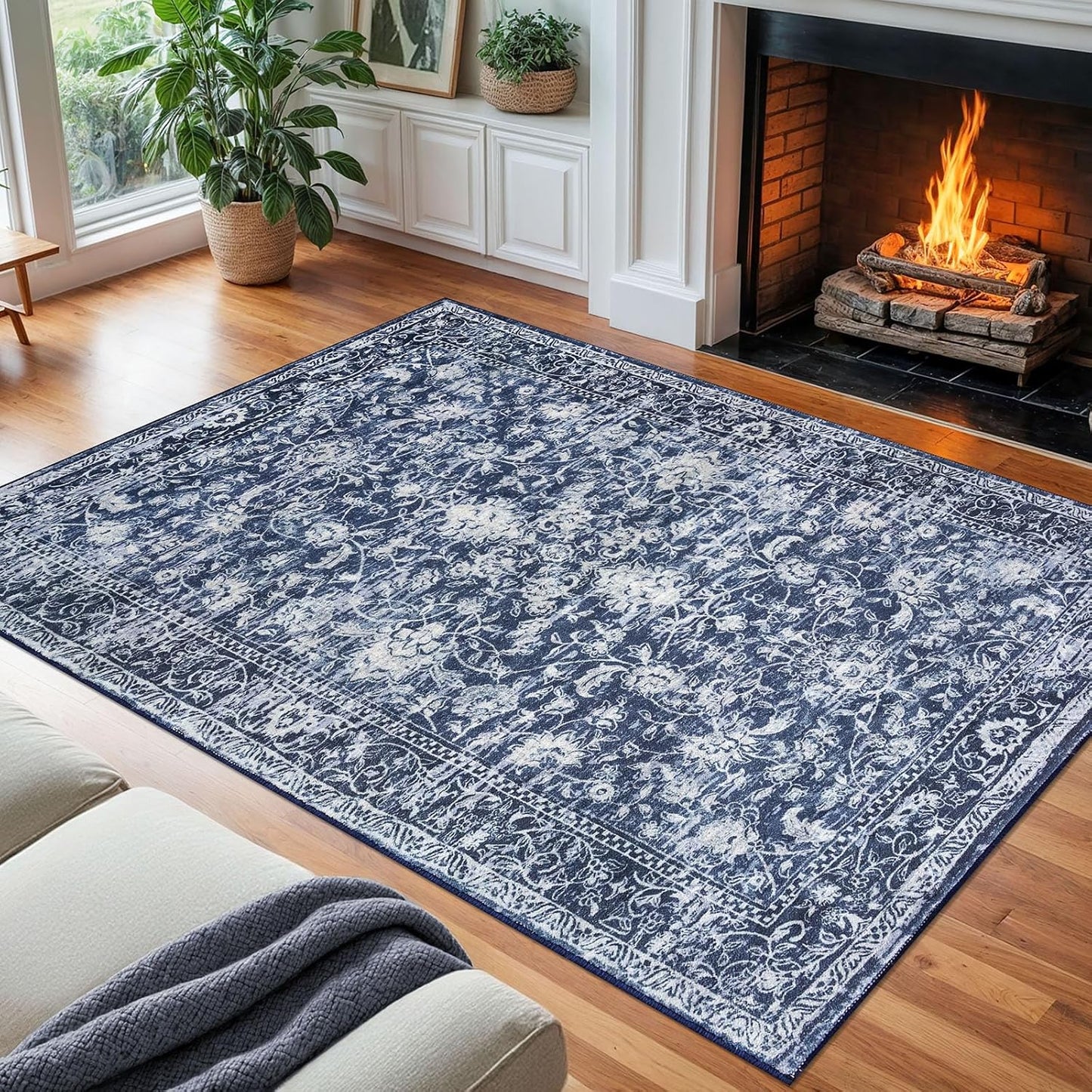 KILOCOCO 8x10 Area Rug for Living Room and Bedroom Spaces