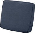 Montlake Water-Resistant Patio Lounge Back Cushion - Heather Indigo