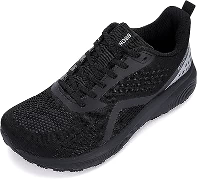BRONAX Men's Wide Cushioned Supportive Road Running Shoes Review