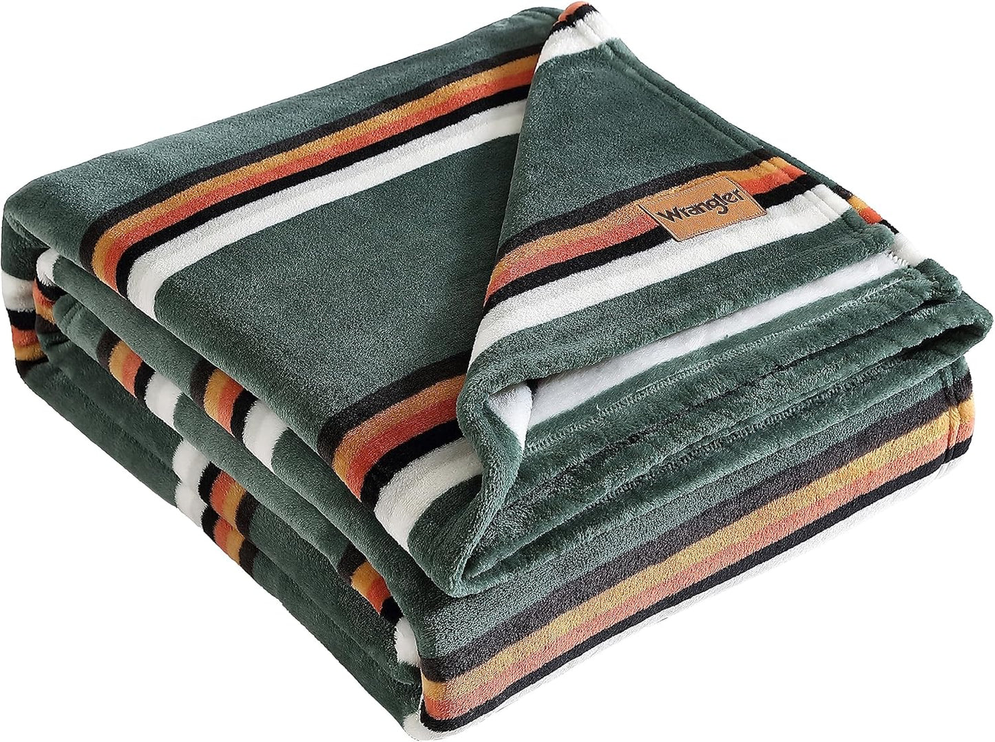 Wrangler King Blanket - Ultra Soft Plush Fleece Bedding for Comfort