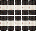 2mm Sparkle Polyester Macrame Cord 10 Skeins - Durable 251 yd Each