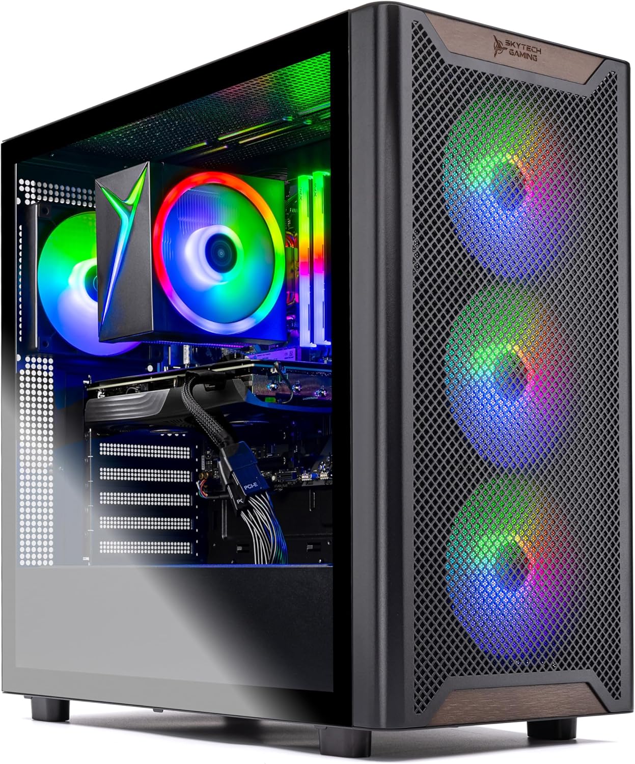 Skytech Chronos Gaming PC Desktop with Ryzen 7 and RX 9070 XT