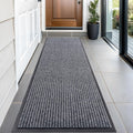 Front Door Mat Indoor Outdoor Entrance 59x20 - Low Profile Absorbent