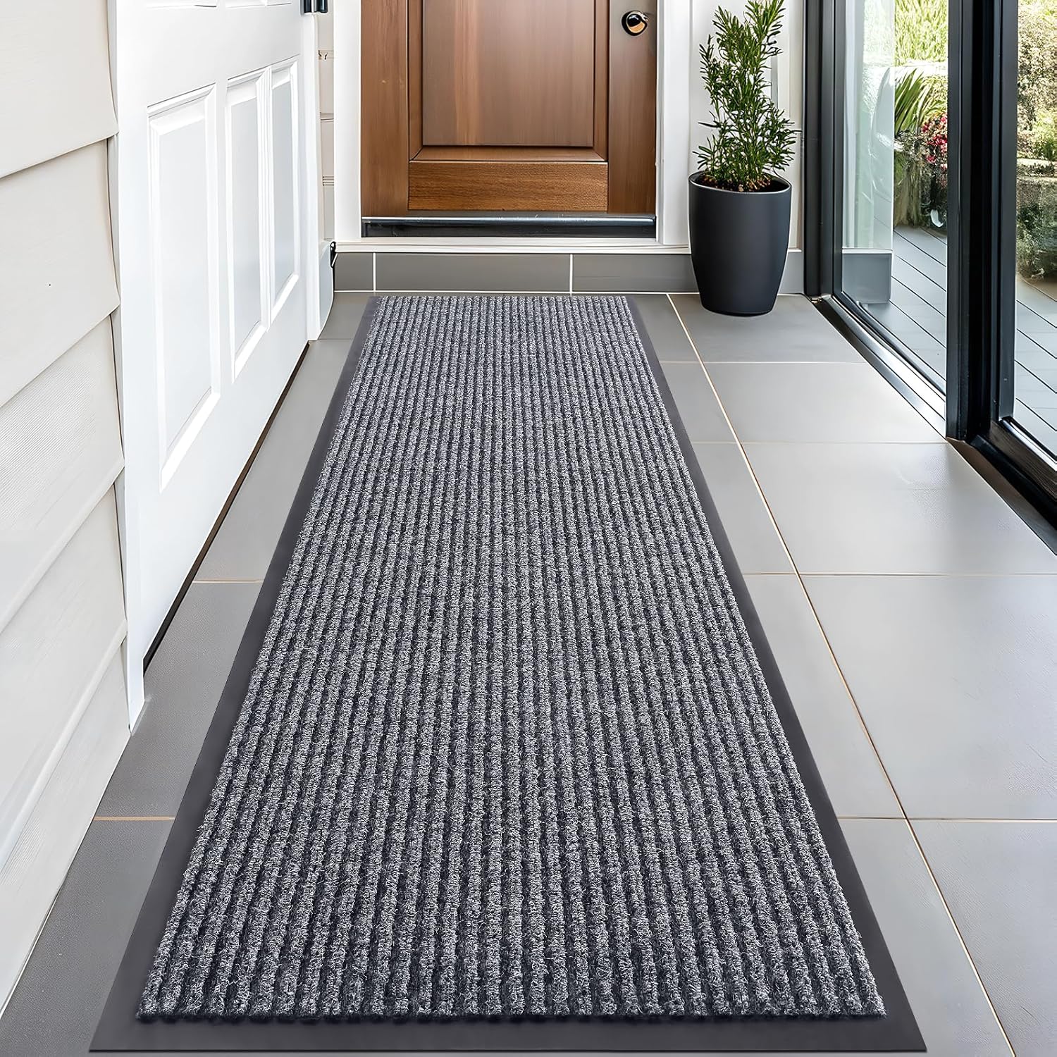 OLANLY Waterproof Heavy Duty Doormat for Indoor Outdoor Use