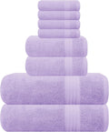 Glamburg 8-Piece Ultra Soft Towel Set for Daily Comfort and Use