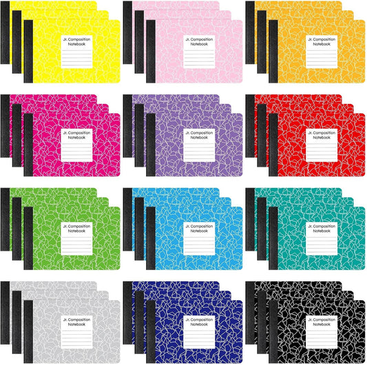 36pcs Mini Marble Composition Notebooks | Colorful & Convenient