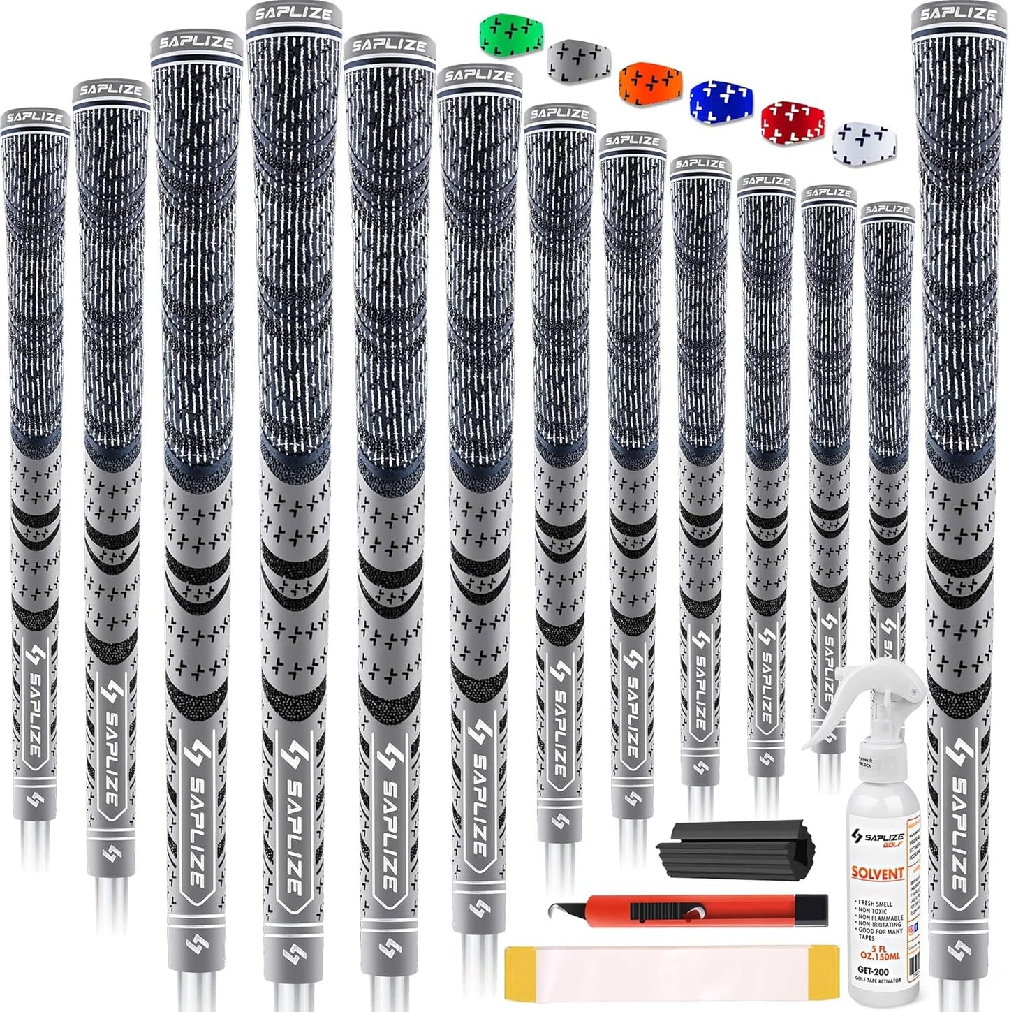SAPLIZE Cross Cord Golf Grips Set for Enhanced Performance