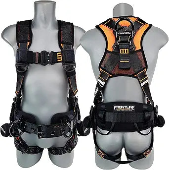 FRONTLINE FALL PROTECTION Full Body Harness for Safety and Comfort