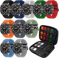 10 Pack Watch Band and Organizer Compatible for Samsung Galaxy Watch