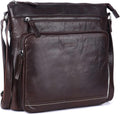Olga Women's Extra-Large Genuine Leather Crossbody Purse - Soft
