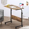 DlandHome Rolling Desk Adjustable Standing Desk - Mobile C Table