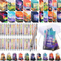 200 Pcs Christian Gifts for Women - Scripture Notebooks, Pens