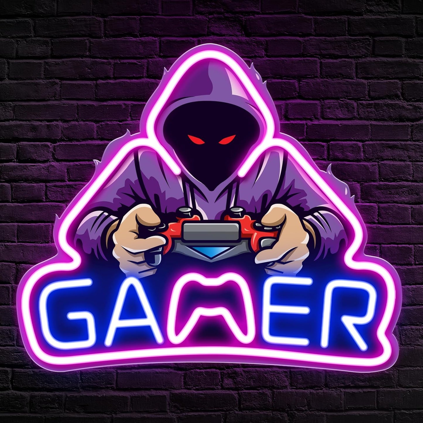Kavaas Gamer Neon Sign - Ultimate LED Gaming Room Decor
