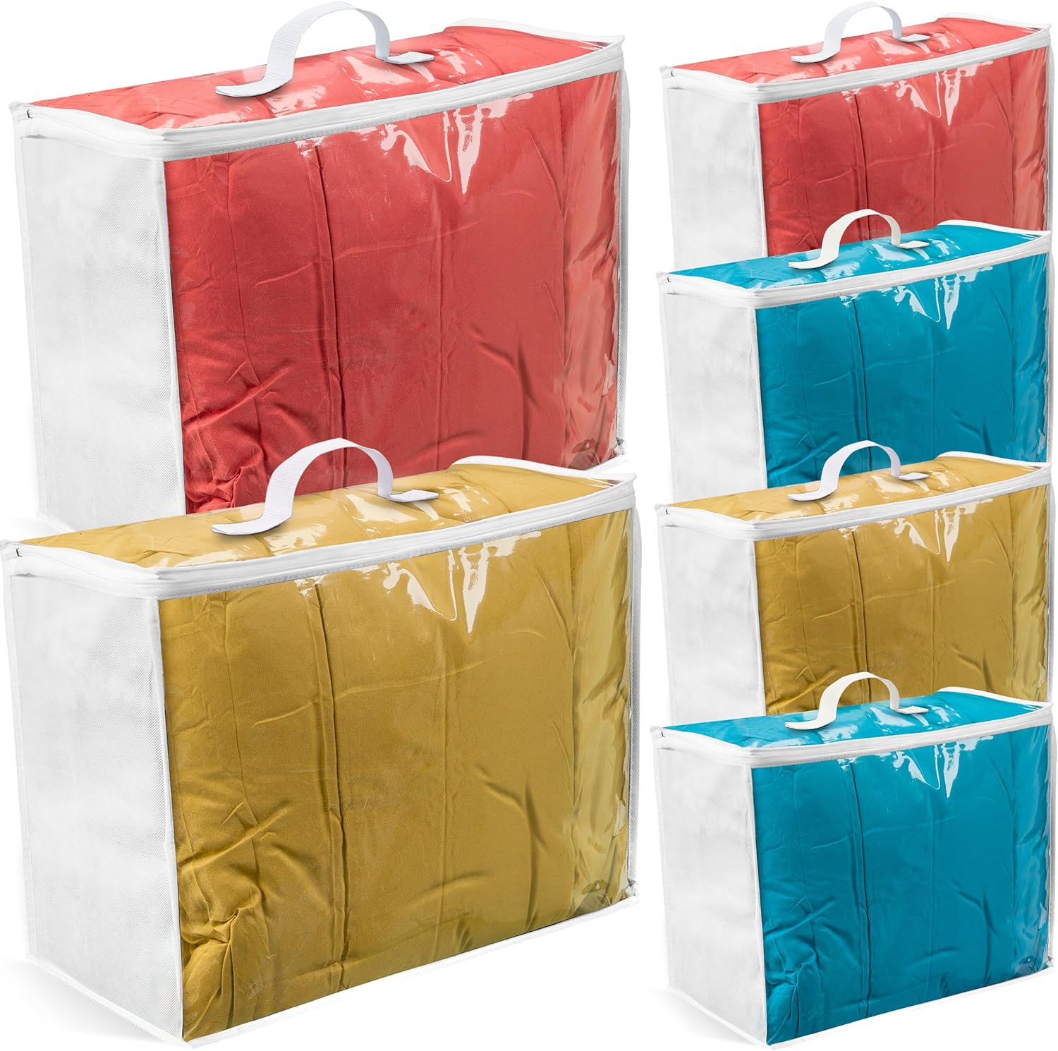 Durable Zippered Storage Bags for Comforters and Bedding Needs
