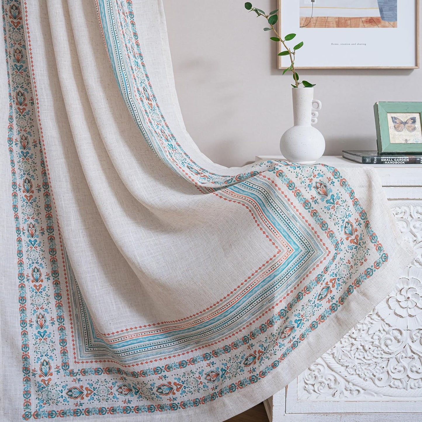MYSKY HOME Boho Curtains & Drapes for Elegant Home Decor