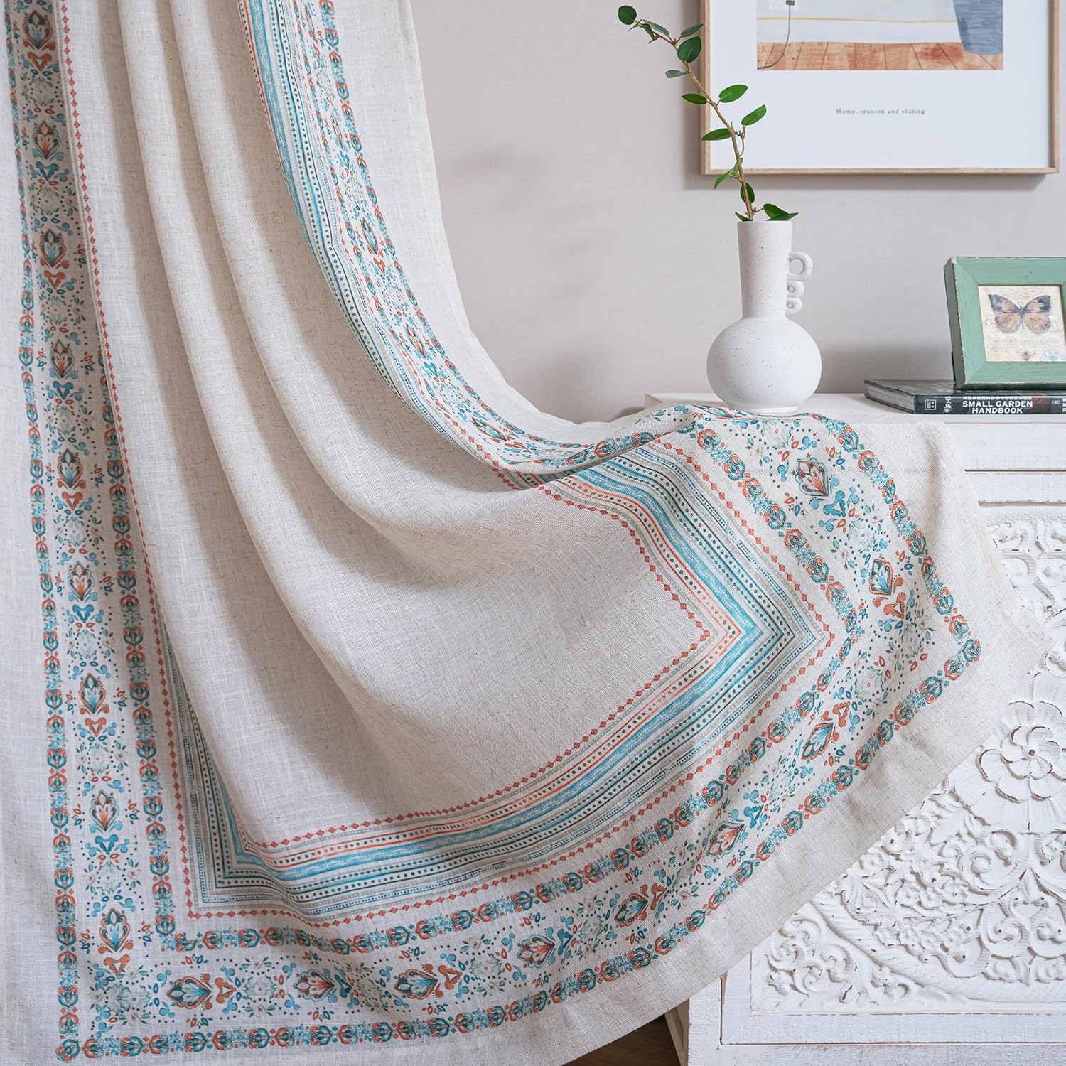 MYSKY HOME Boho Curtains & Drapes for Elegant Home Decor