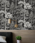 Forest Peel and Stick Wallpaper Vintage Boho Contact Paper - Moody