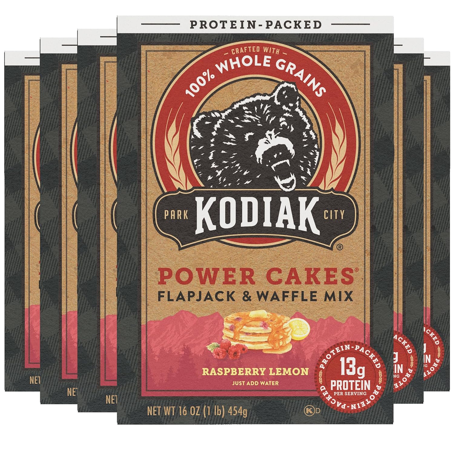 Kodiak Cakes Power Cakes Raspberry Lemon High Protein Mix