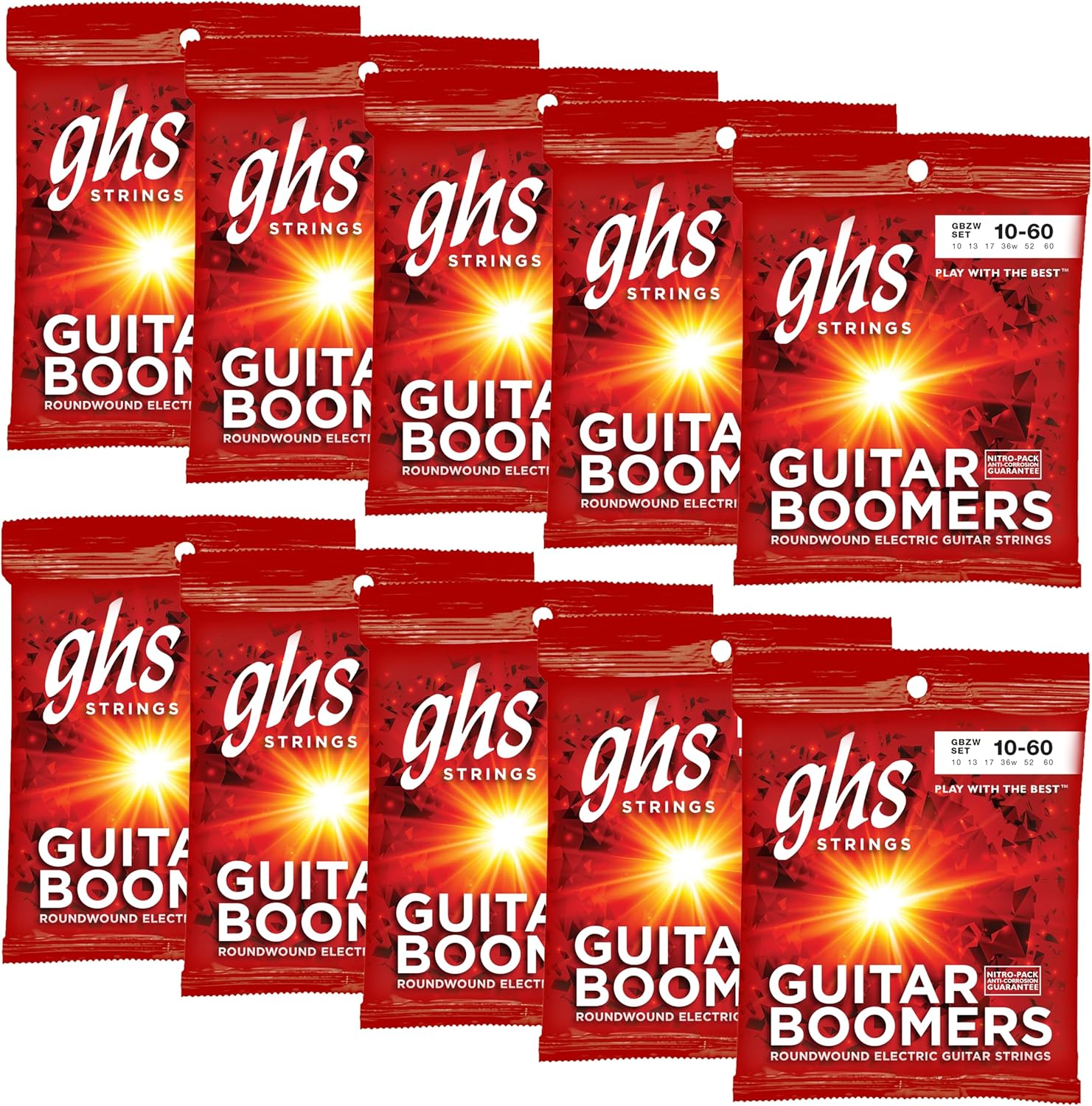 GHS Boomers Electric Guitar Strings - Legendary Tone & Strength