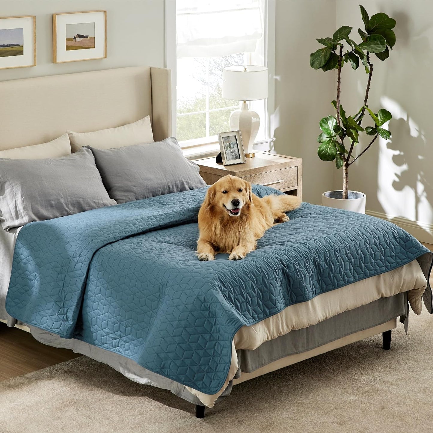 Bedsure Waterproof Couch Cover for Dogs - Durable Protector