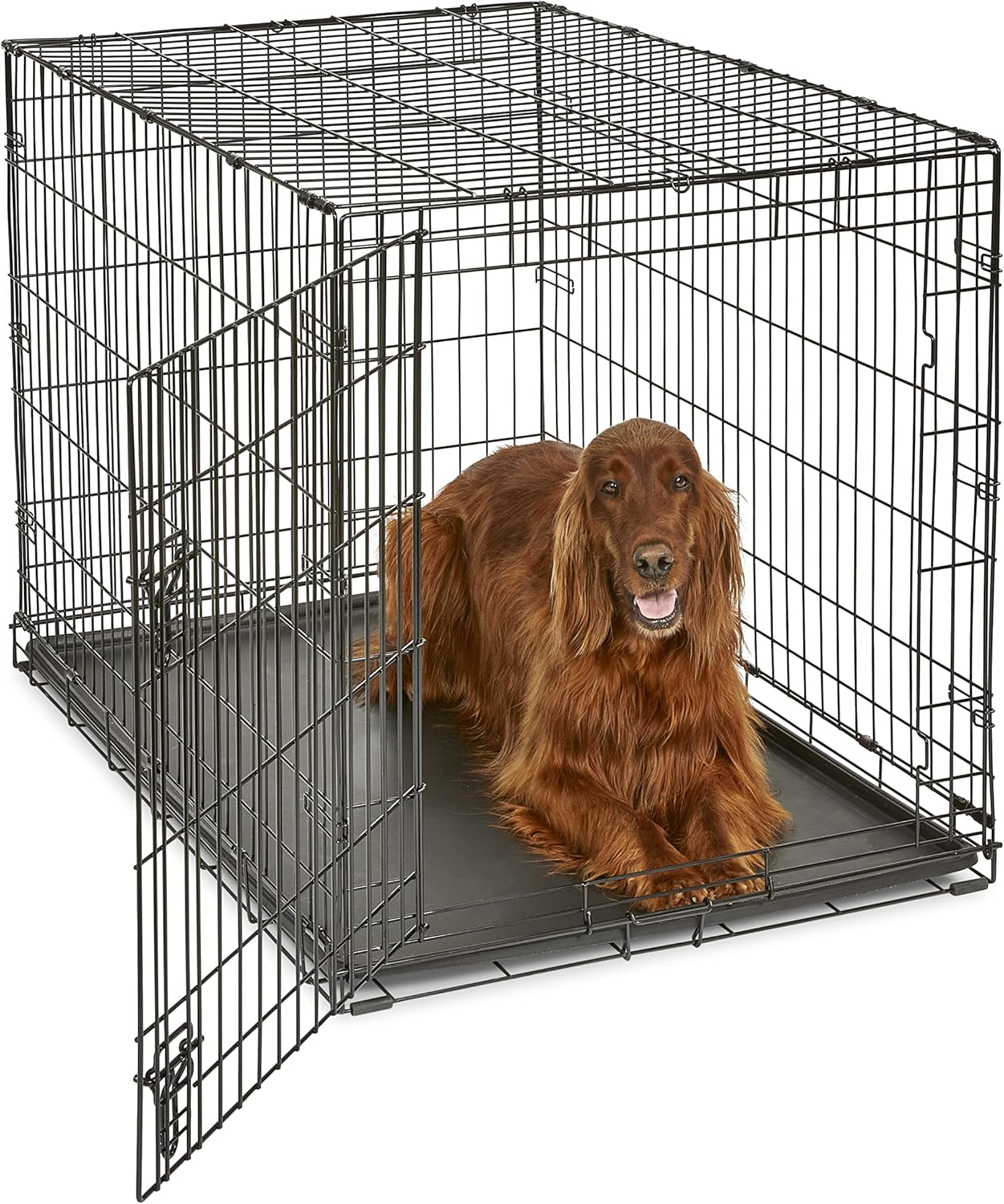 New World 42-Inch Dog Crate for Large Breeds with Patented Features