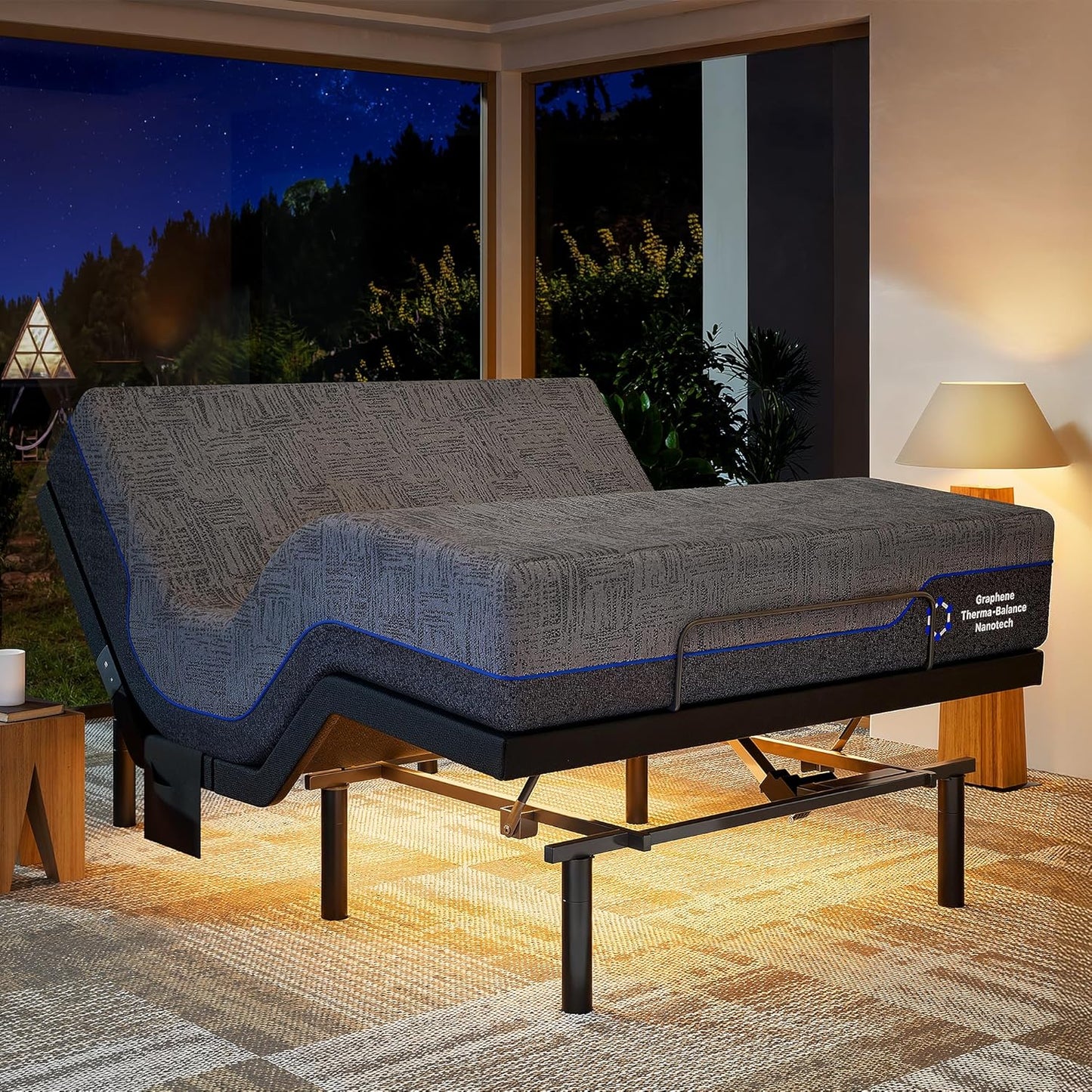 Marsail NS0 Adjustable Base with Cooling Gel Memory Foam Mattress