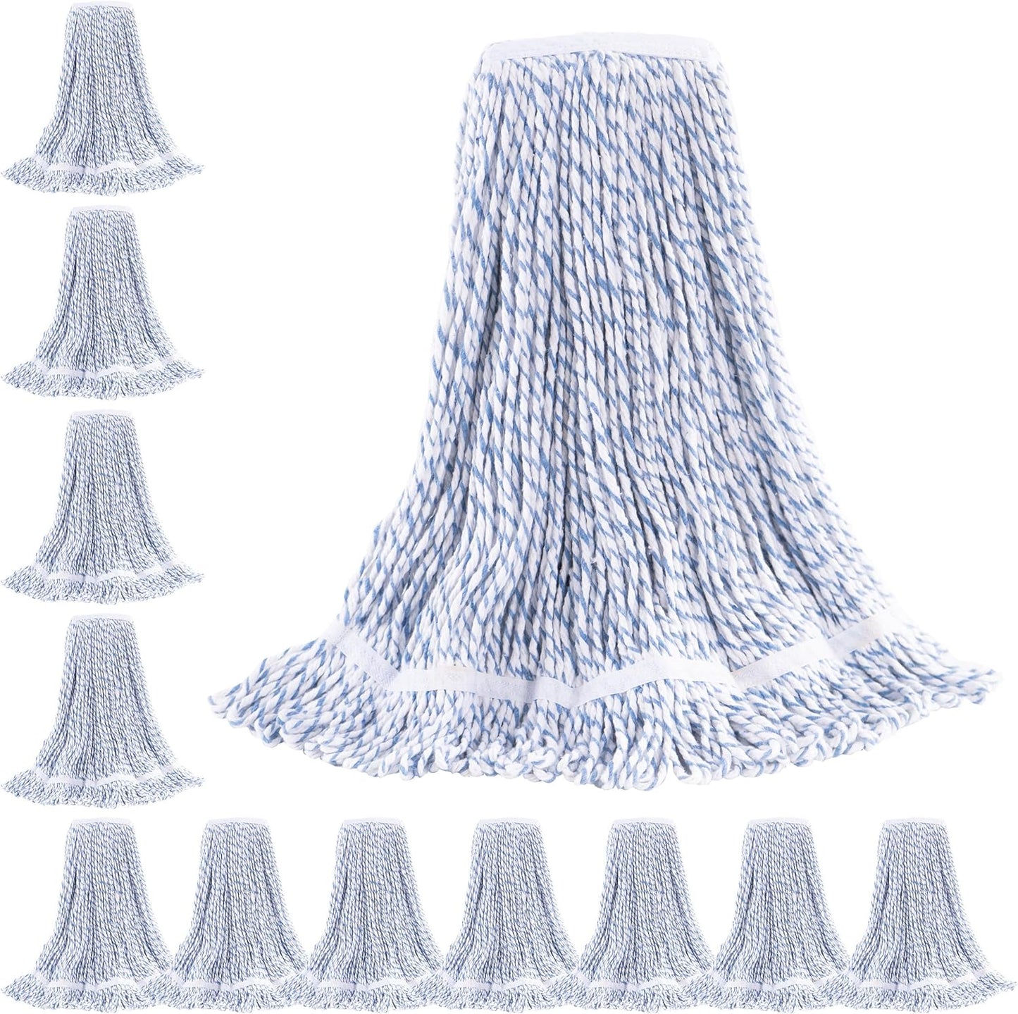 Matthew Cleaning Looped-End Cotton Mop Head Replacement Pack