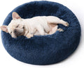 Calming Dog Bed for Small Dogs - Donut Plush Supportive Nest