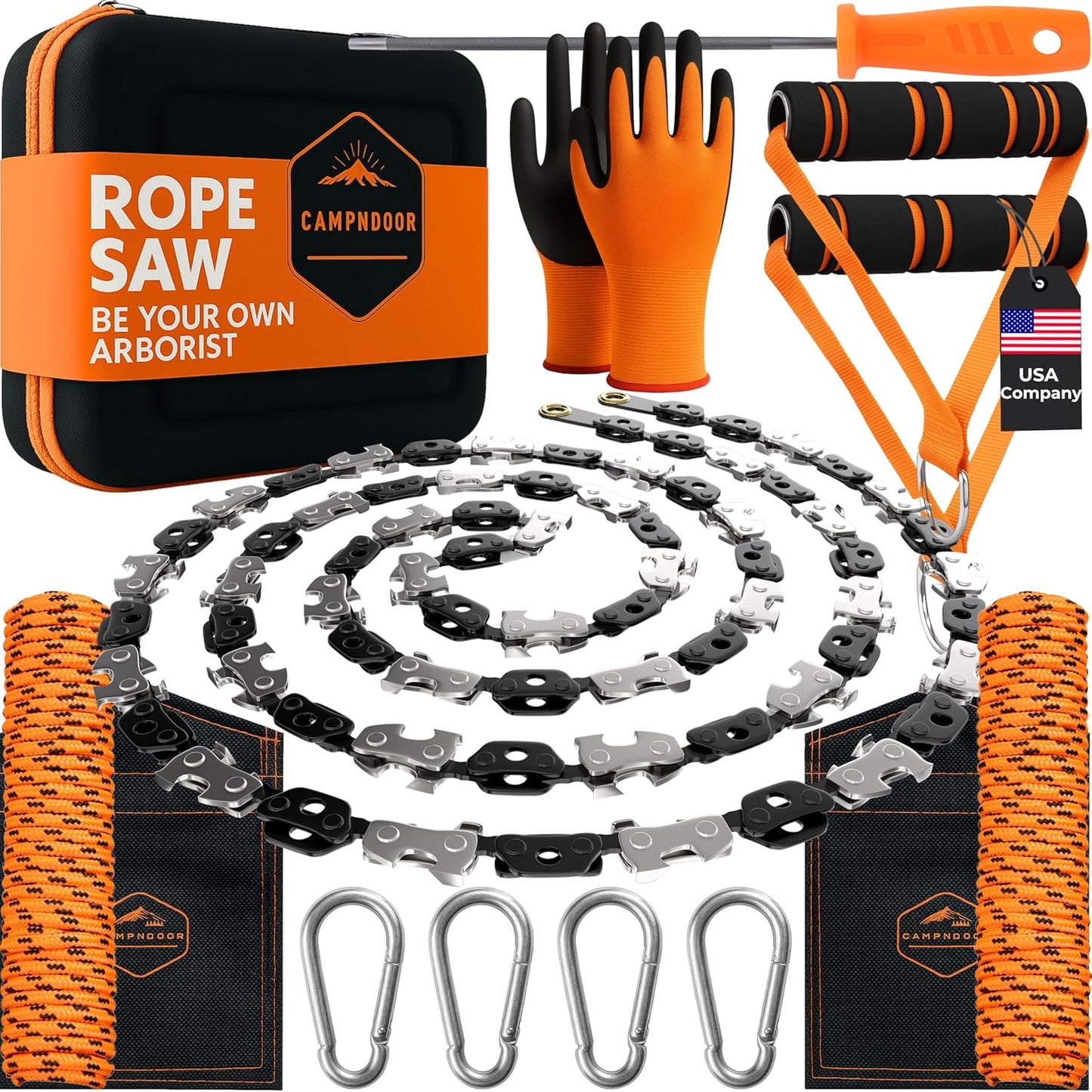 High Limb Rope Saw 53 In - Effortless Tree Cutting Tool