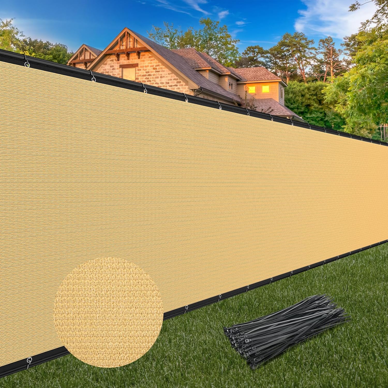6FT x 50FT Privacy Fence Screen for Outdoor Protection and Style