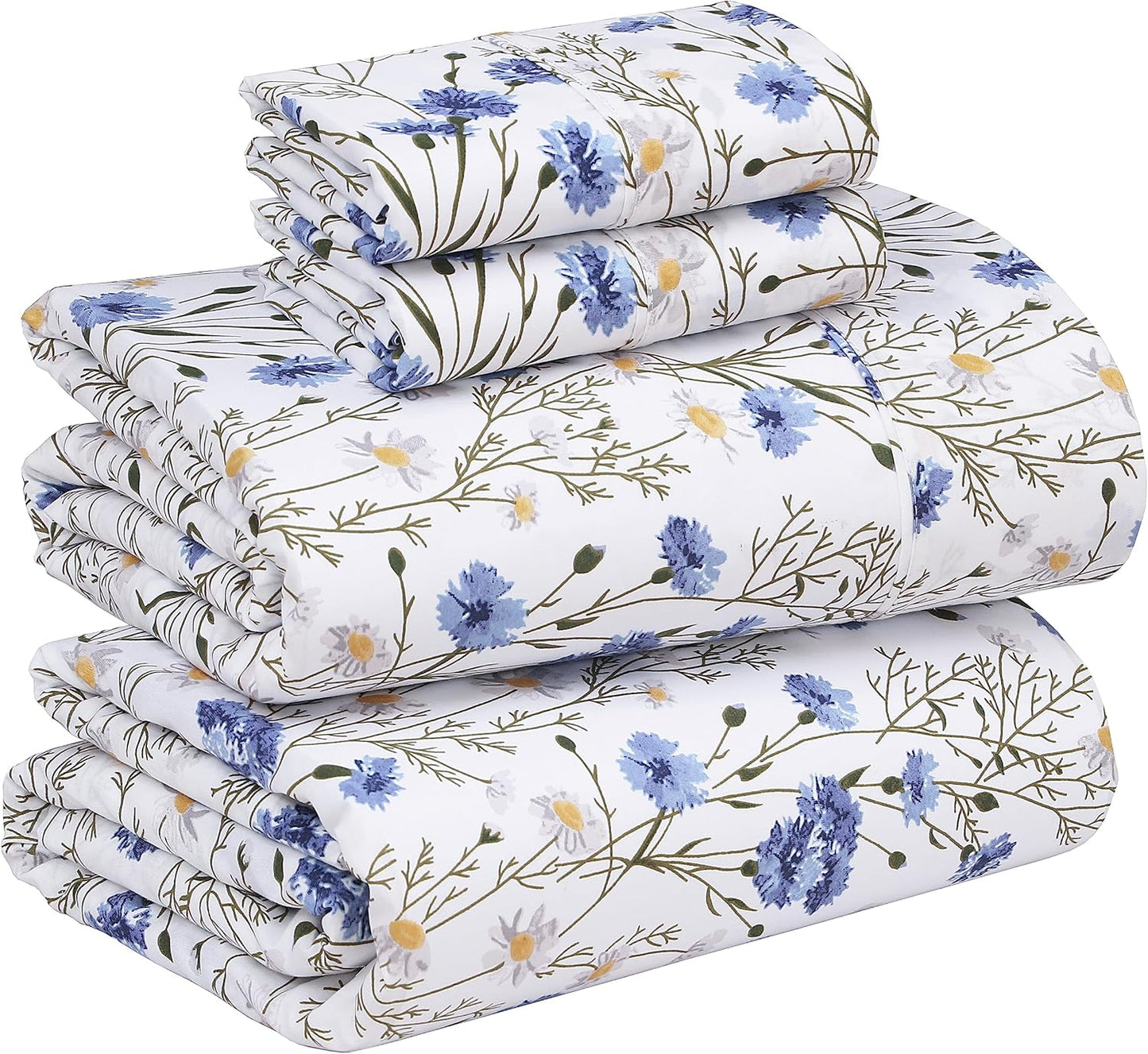 100% Cotton Queen Size Sheets Set for Ultimate Comfort