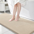 OLANLY Thick Memory Foam Bath Mat Rug 70x24 - Soft, Quick Dry Comfort